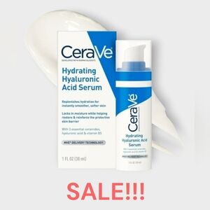 🌈 Cerave Hydrating Hyaluronic Acid Serum, 30 ml/1 Fl Oz